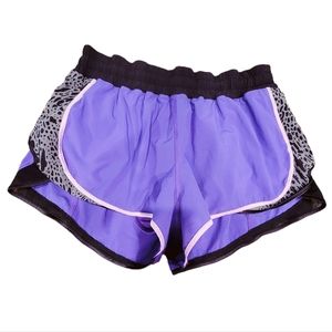 Lululemon Hotty Hot Shorts in Purple Animal Print Women's Size 12